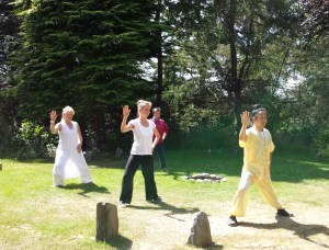 Taiji Mother Form in the stone Bagua circle